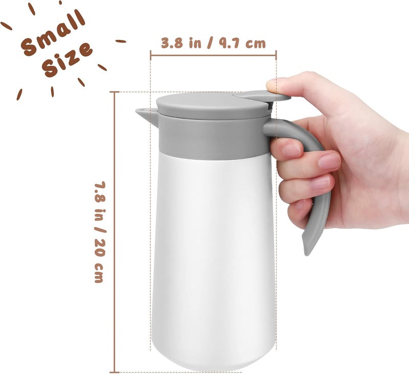 GearRoot 28oz Coffee Carafe Airpot Insulated Coffee Urn Stainless Steel Vacuum Thermal Pot Flask for Coffee, Hot Water, Tea, Hot Beverage - Keep 9 Hours Hot, 18 Hours Cold - Image 5